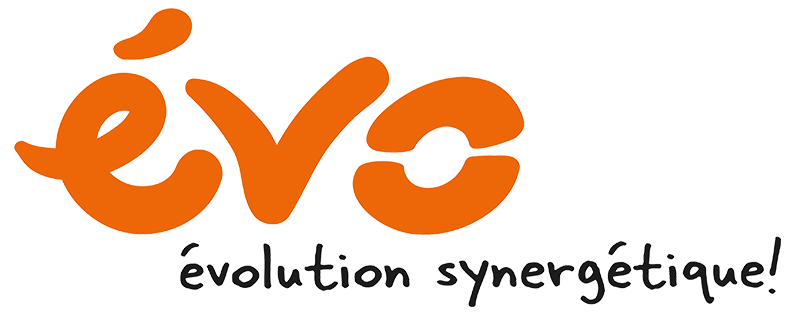 Logo von évo, Kunde der Embedded Academy.